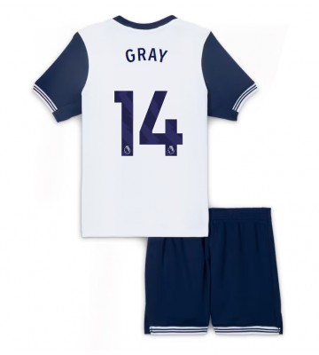 Tottenham Hotspur Archie Gray #14 Hemmakläder Barn 2024-25 Kortärmad (+ Korta byxor)